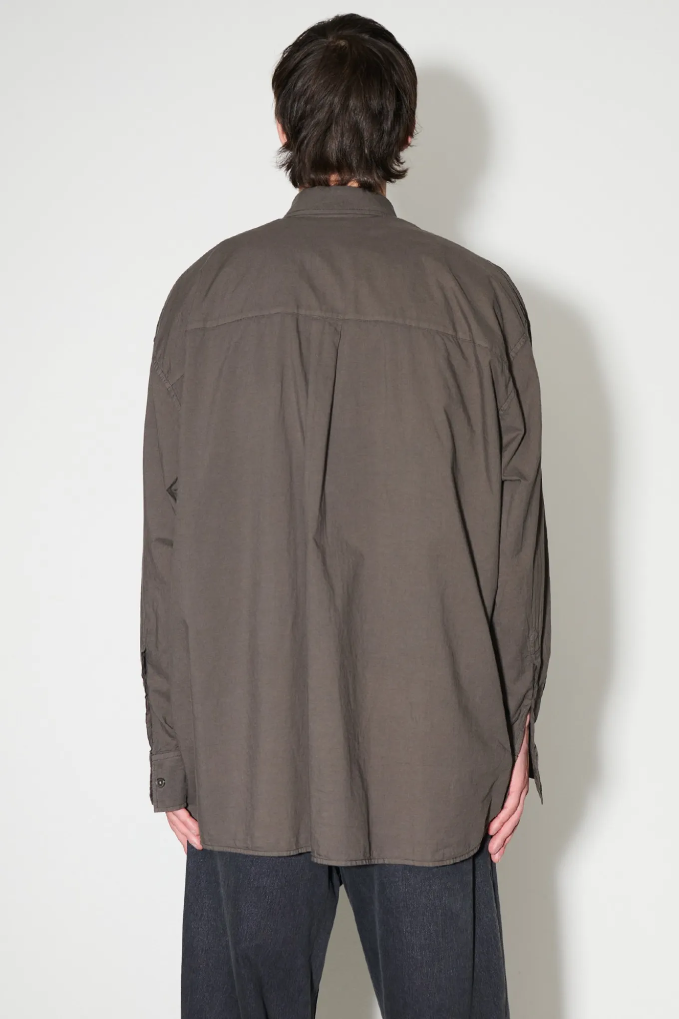 Faded Brown Cotton Voile