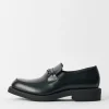 Glazed Black Leather