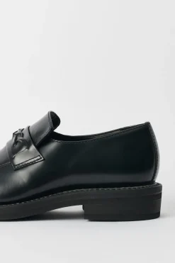 Glazed Black Leather