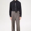 Grey Atom Check Wool