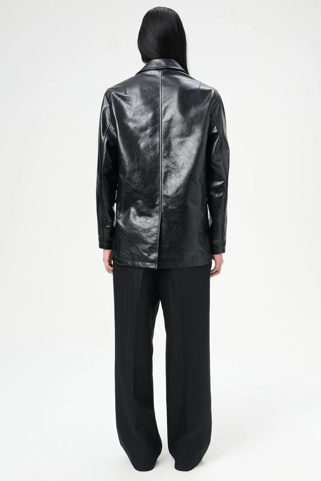 Heavy Grain Black Leather