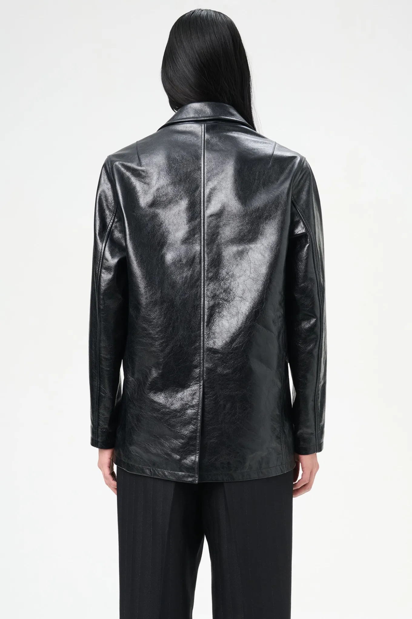 Heavy Grain Black Leather