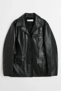 Heavy Grain Black Leather