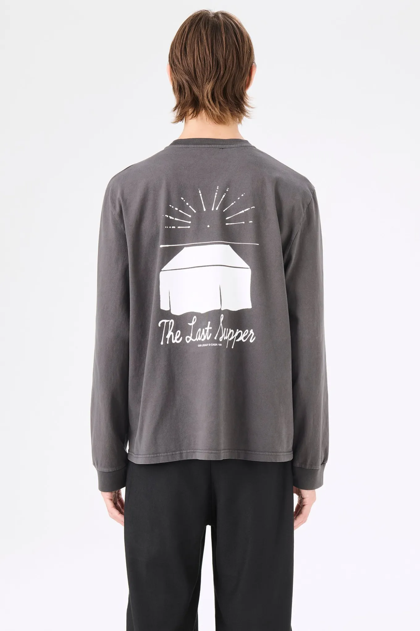Last Supper Print Black