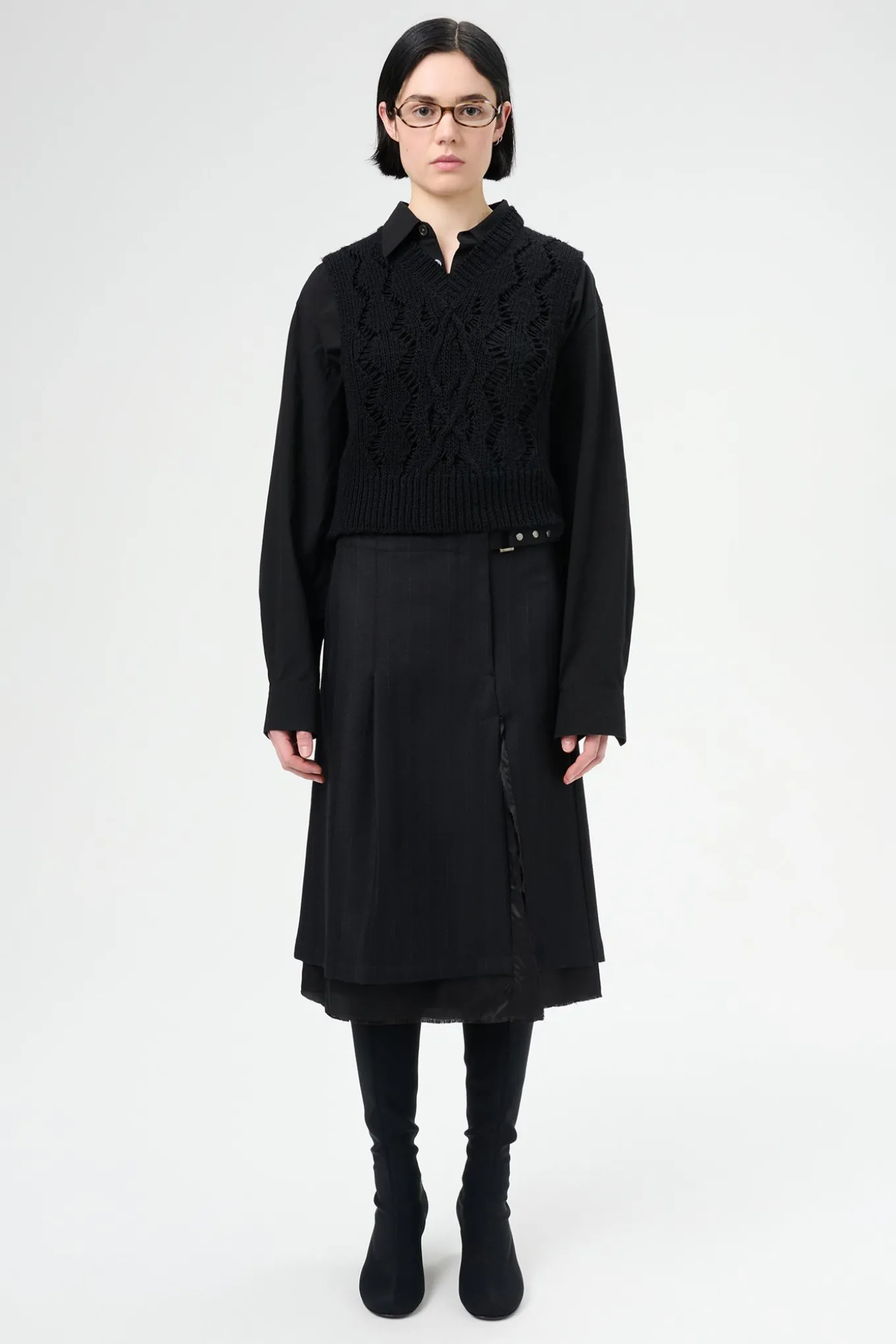 Maitre D Black Wool