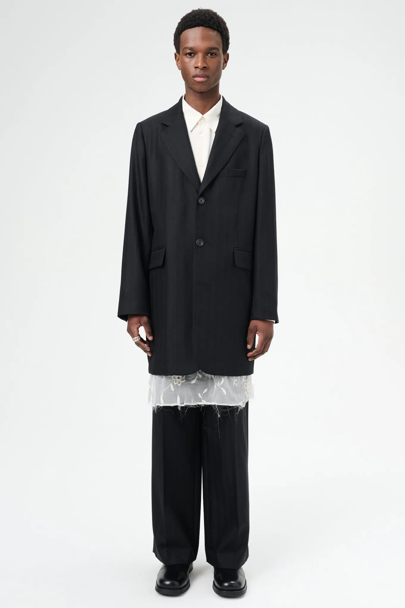 Maitre D Black Wool