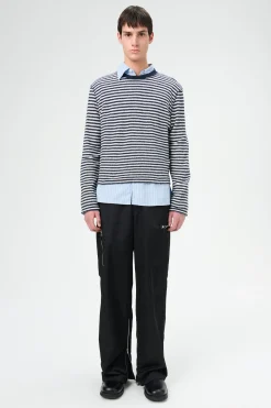 Malaga Stripe Brushed Cotton