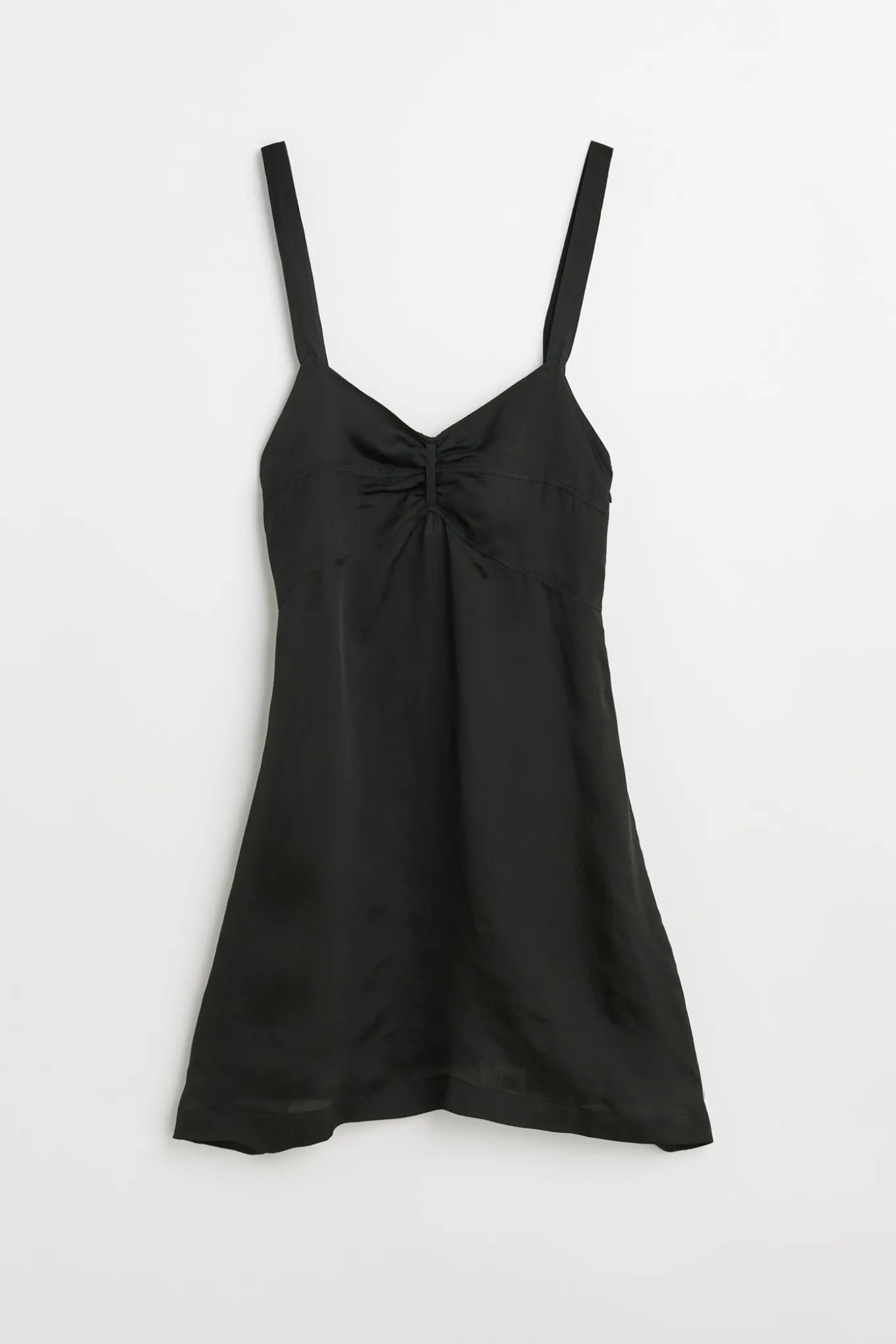 Noir Stripe Sheer Viscose Silk