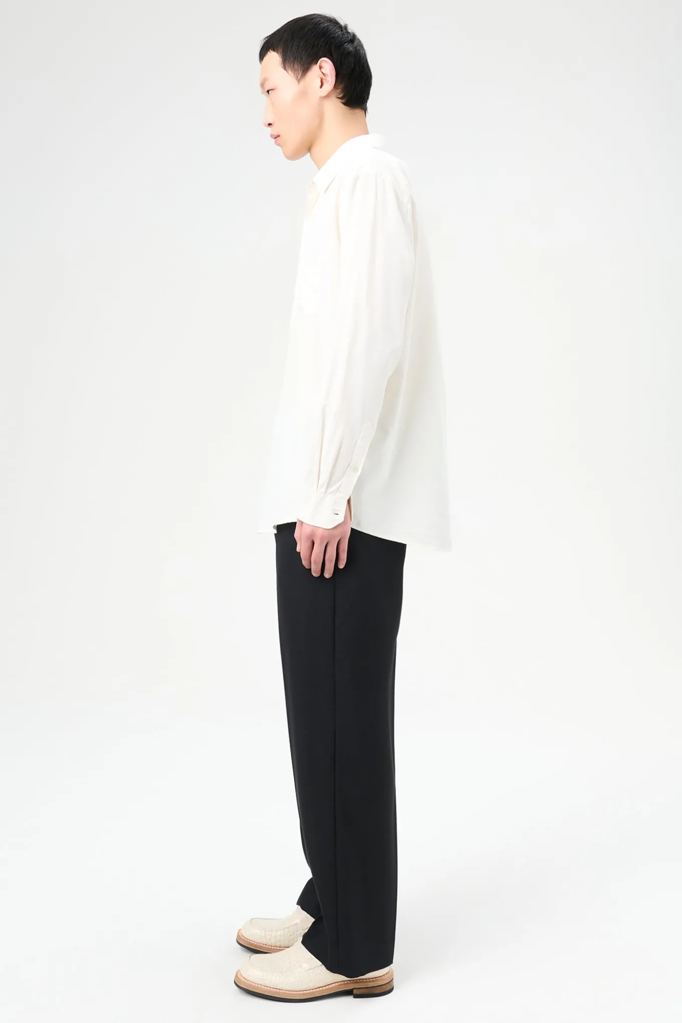 Off White Fine Silk
