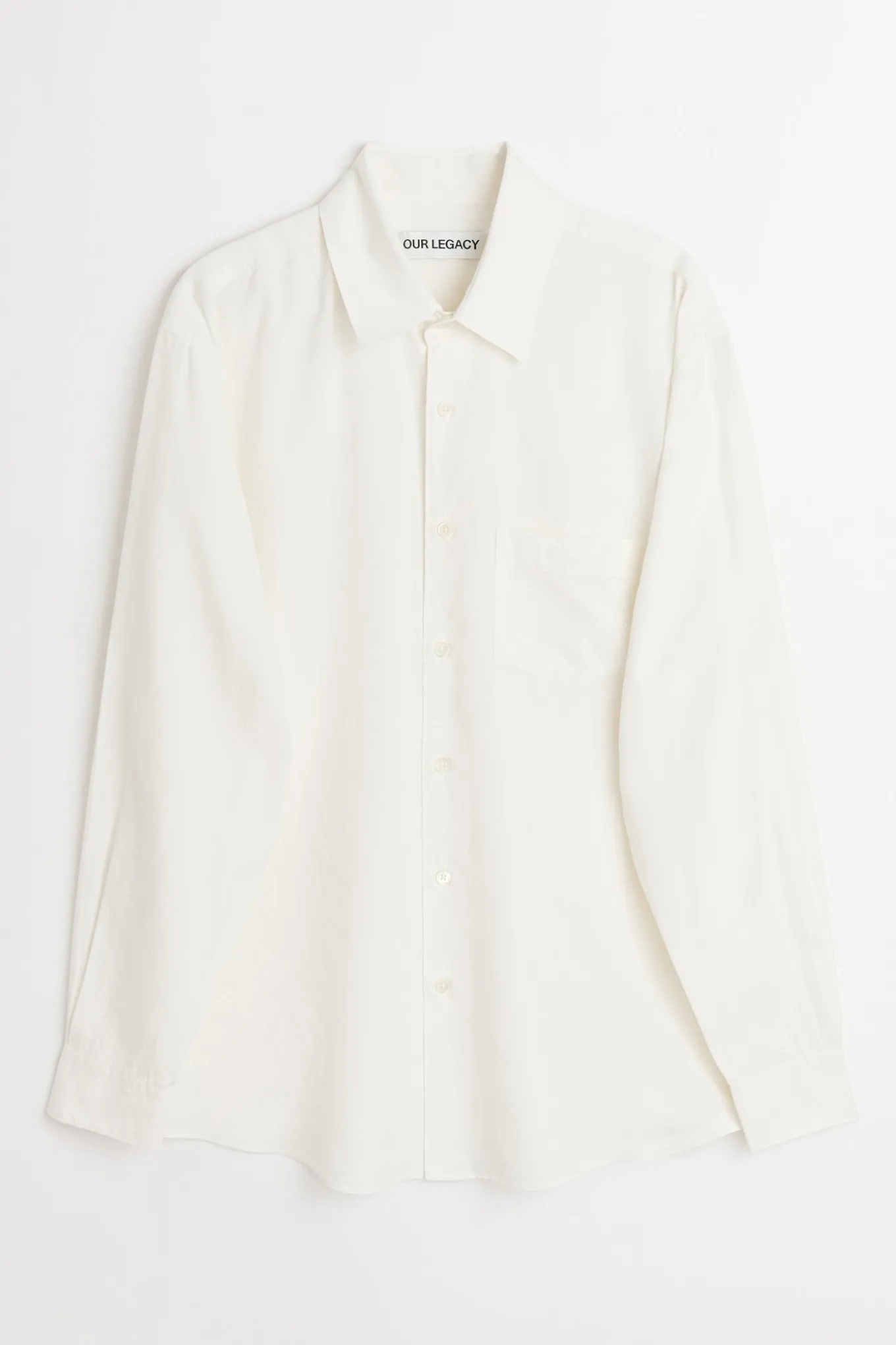Off White Fine Silk