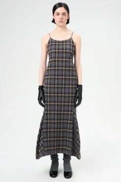 Oyster Check Hairy Flannel