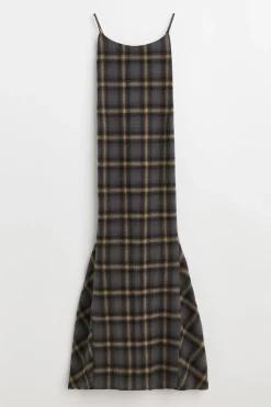 Oyster Check Hairy Flannel
