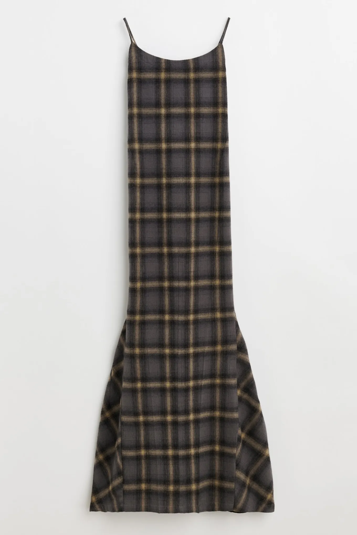 Oyster Check Hairy Flannel