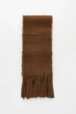 Rustic Grain Brown Shearling