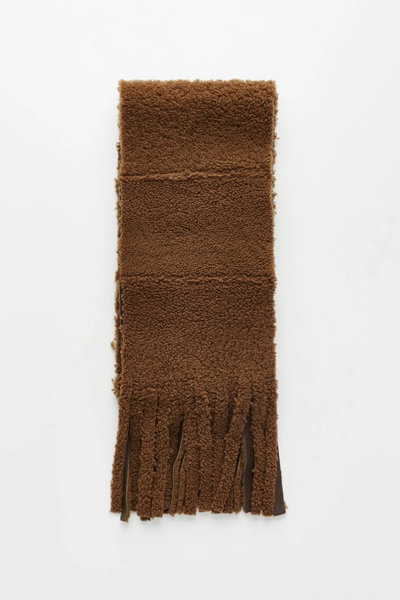 Rustic Grain Brown Shearling