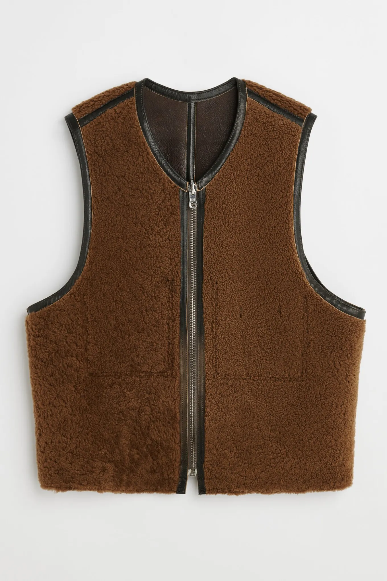 Rustic Grain Brown Shearling