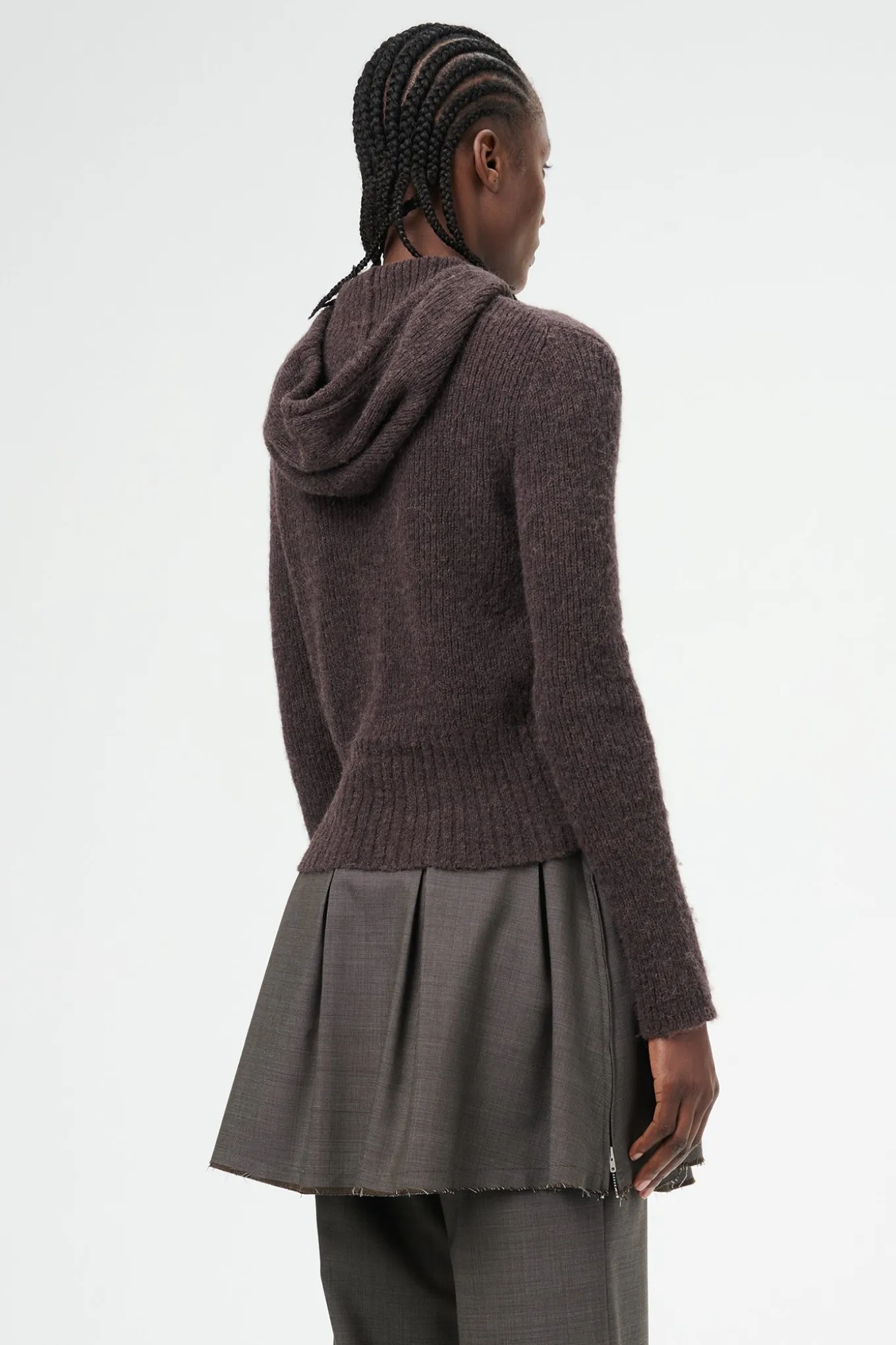Smokey Brown Fuzzy Alpaca