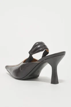 Top Dyed Black Leather