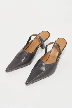 Top Dyed Black Leather