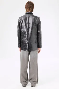 True Dye Black Leather