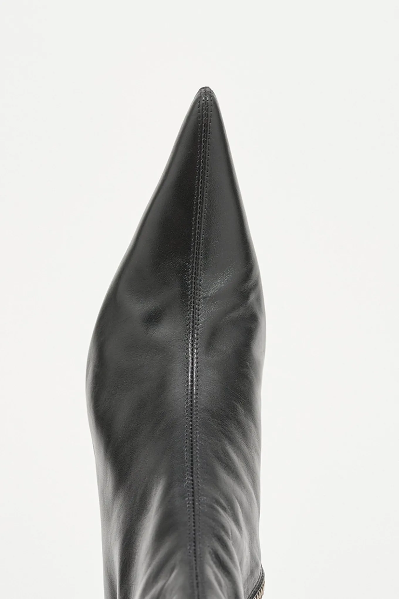 True Dyed Black Leather