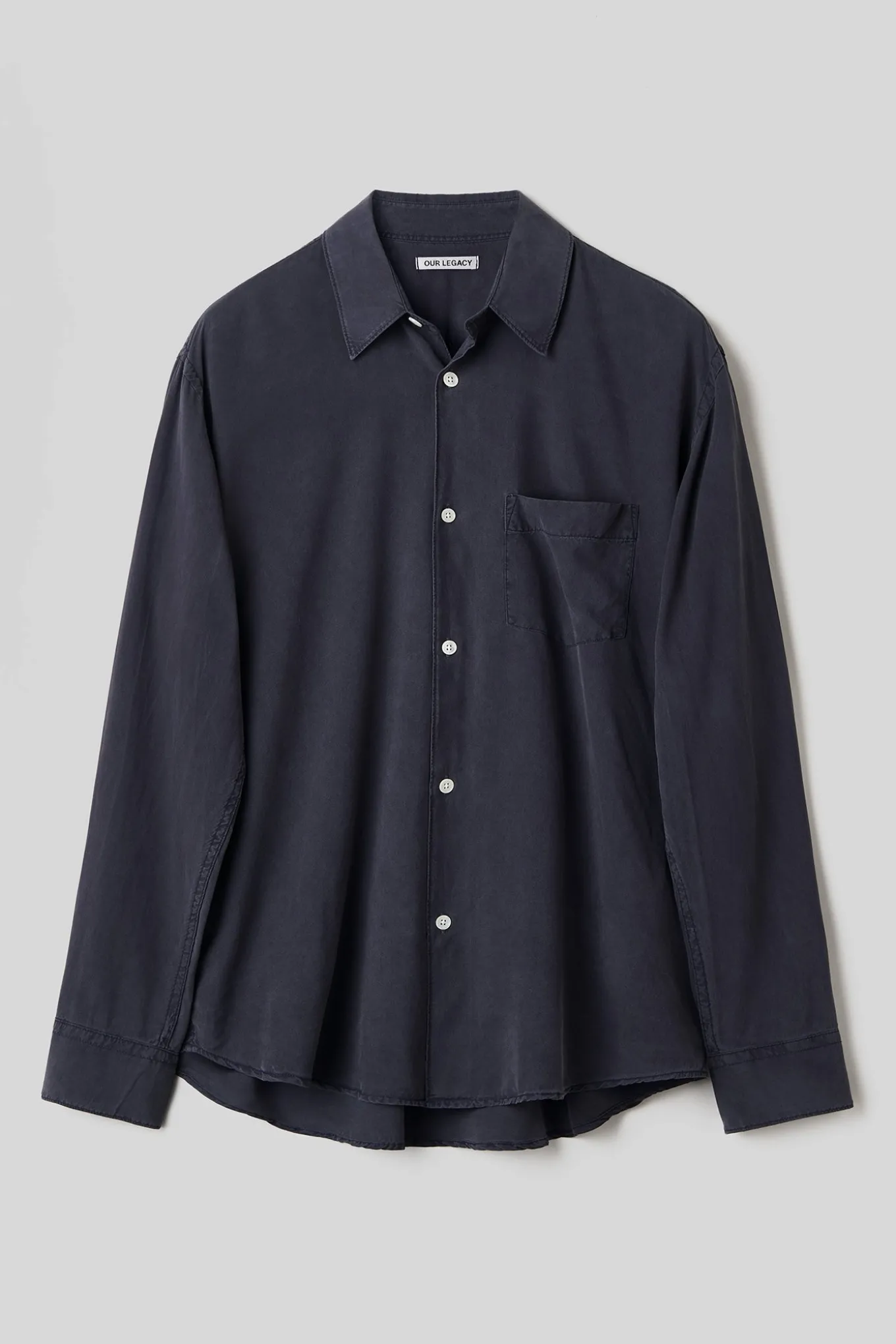 Vintage Blue Fine Silk