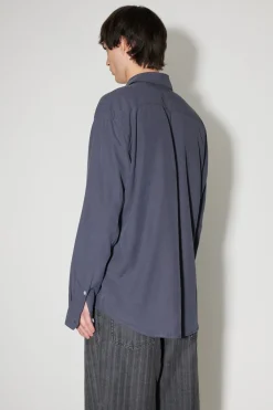 Vintage Blue Fine Silk