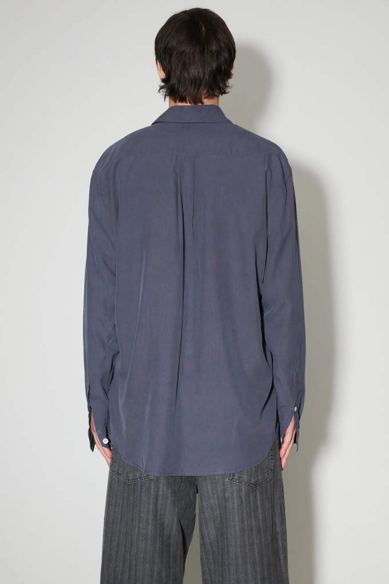 Vintage Blue Fine Silk