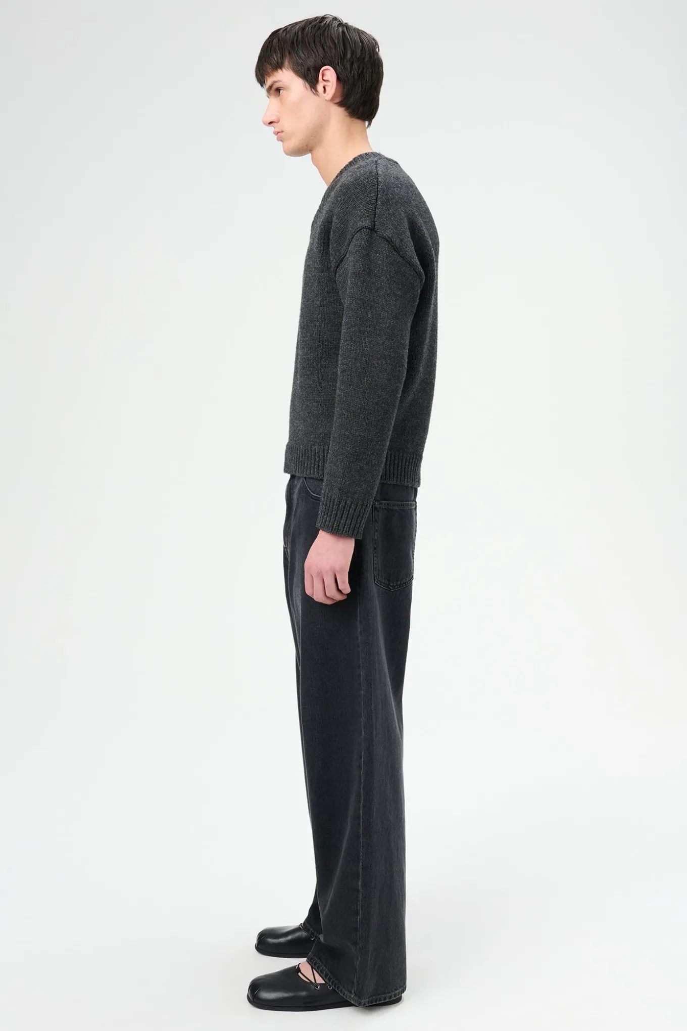 Washed Black Denim