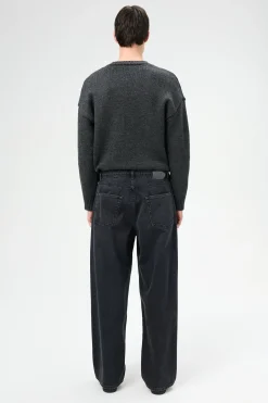 Washed Black Denim