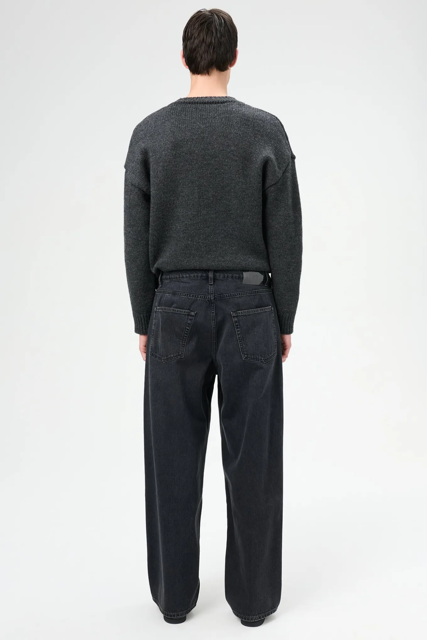 Washed Black Denim