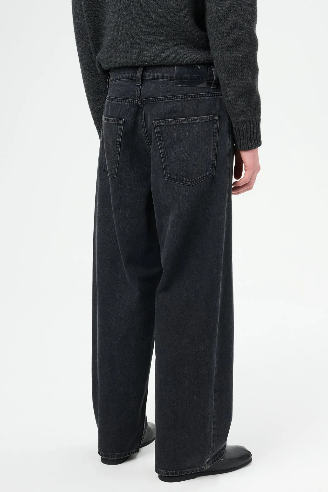 Washed Black Denim