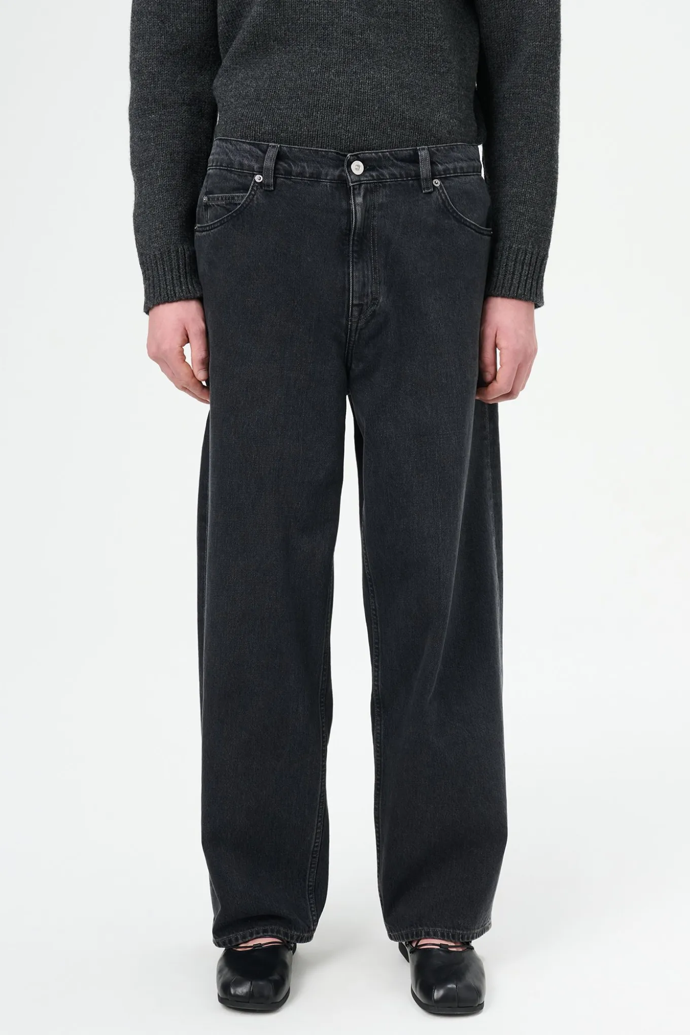 Washed Black Denim