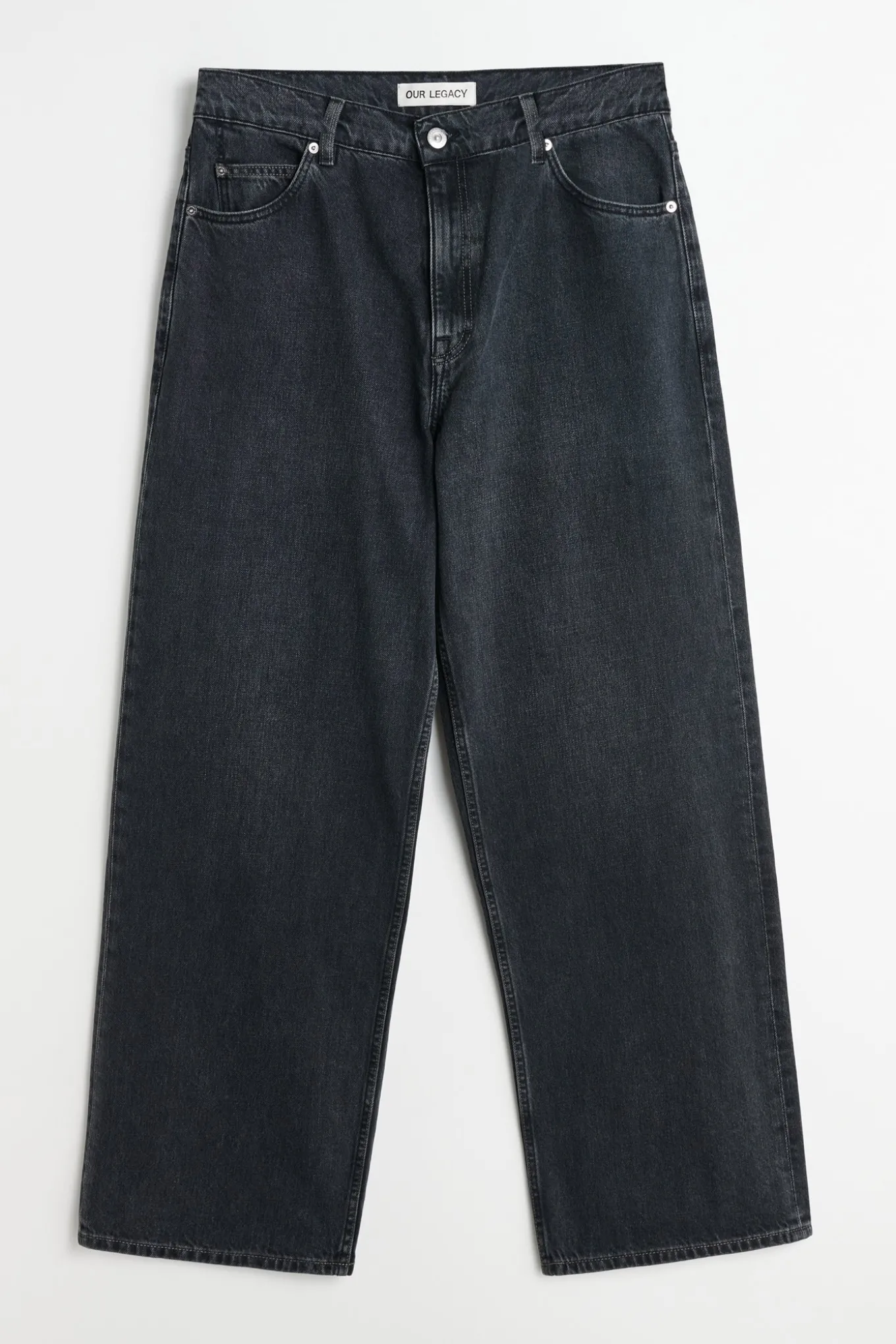 Washed Black Denim