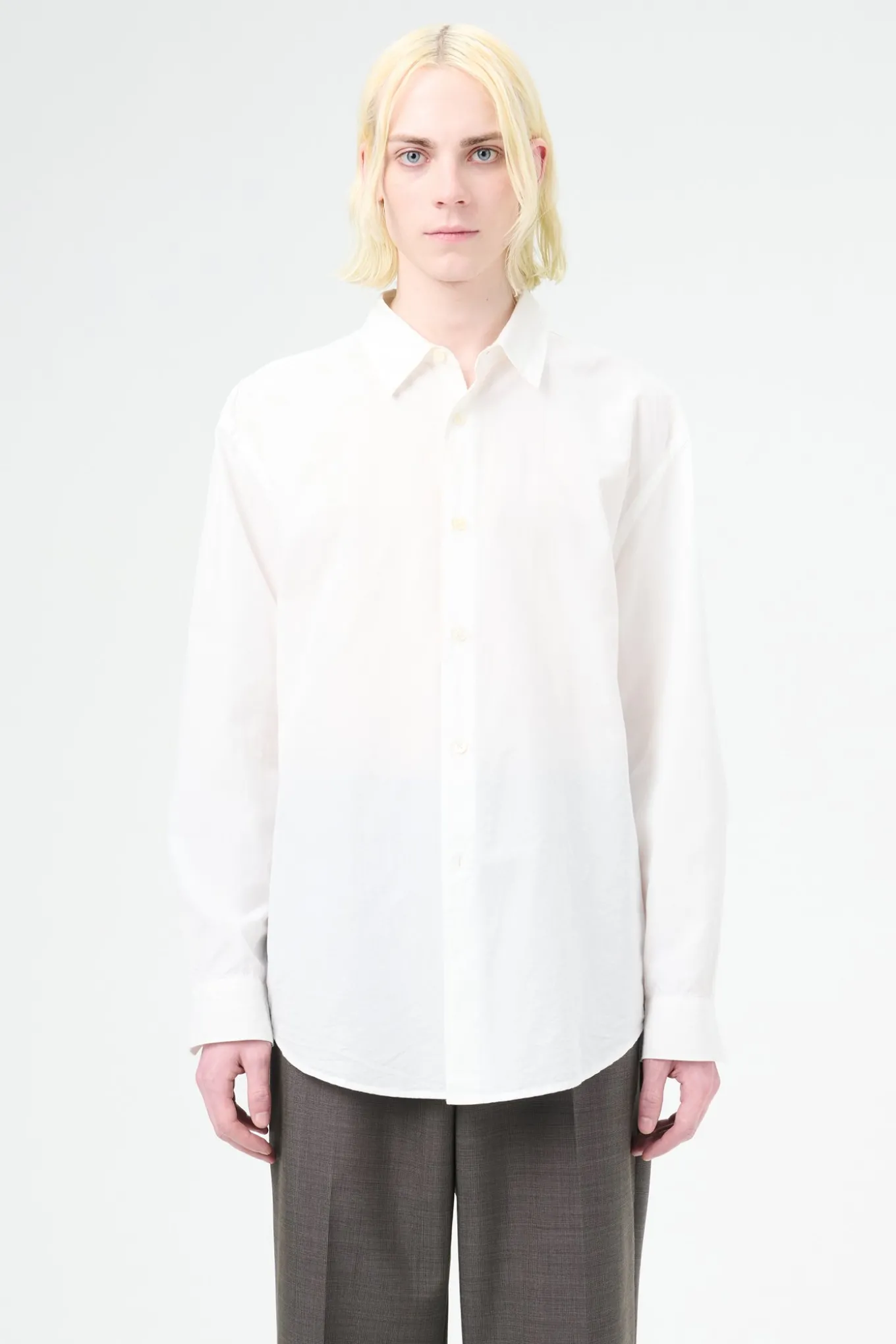 White Liquid Poplin
