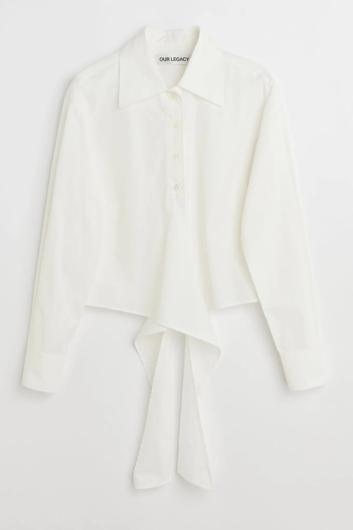 White Organic Poplin