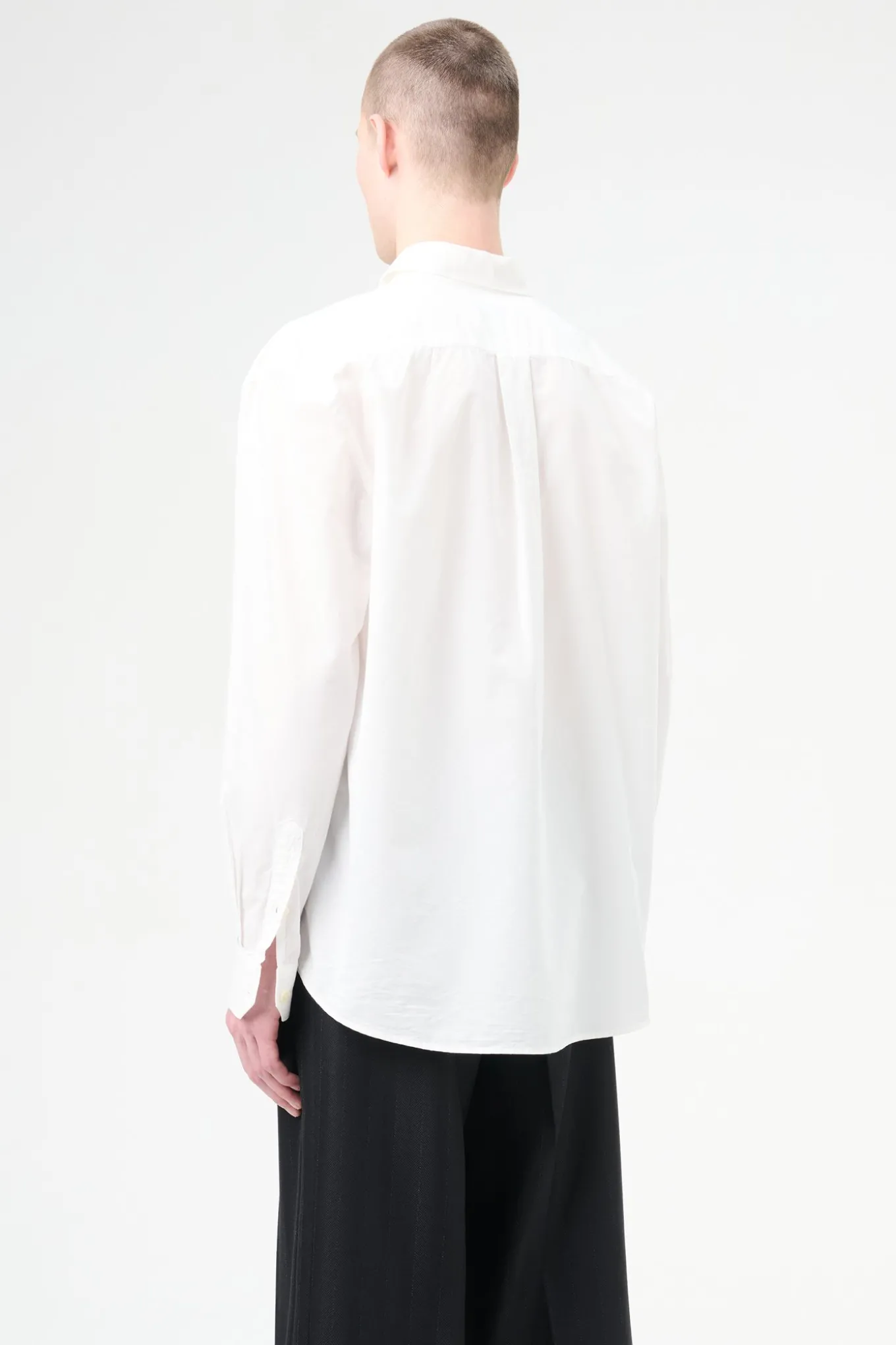 White Peached Cupro Poplin