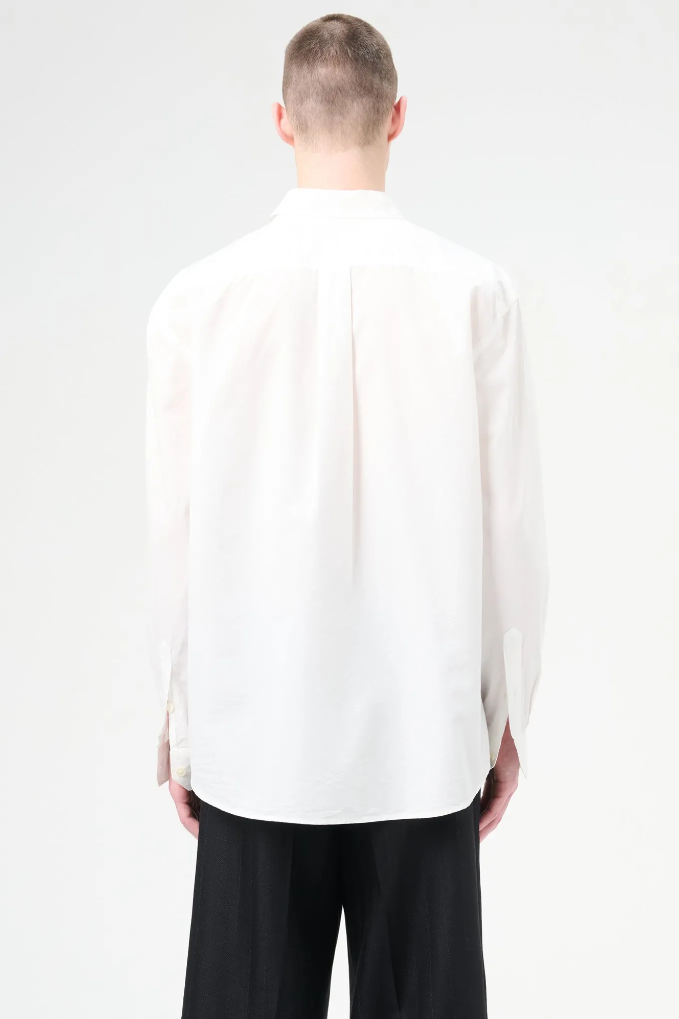 White Peached Cupro Poplin