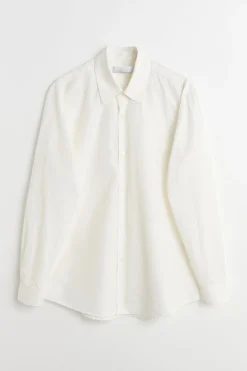 White Peached Cupro Poplin