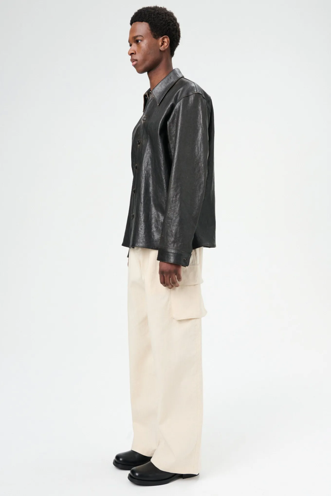 Worn Brown Lambskin