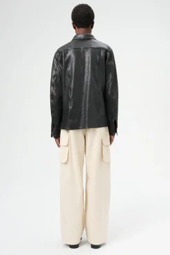 Worn Brown Lambskin