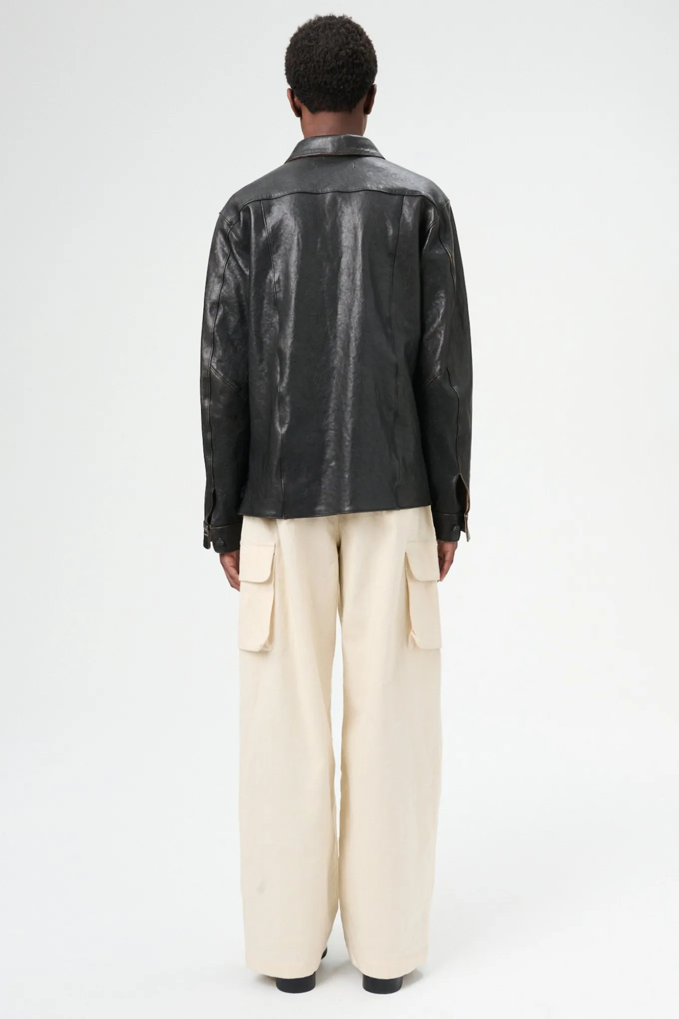 Worn Brown Lambskin