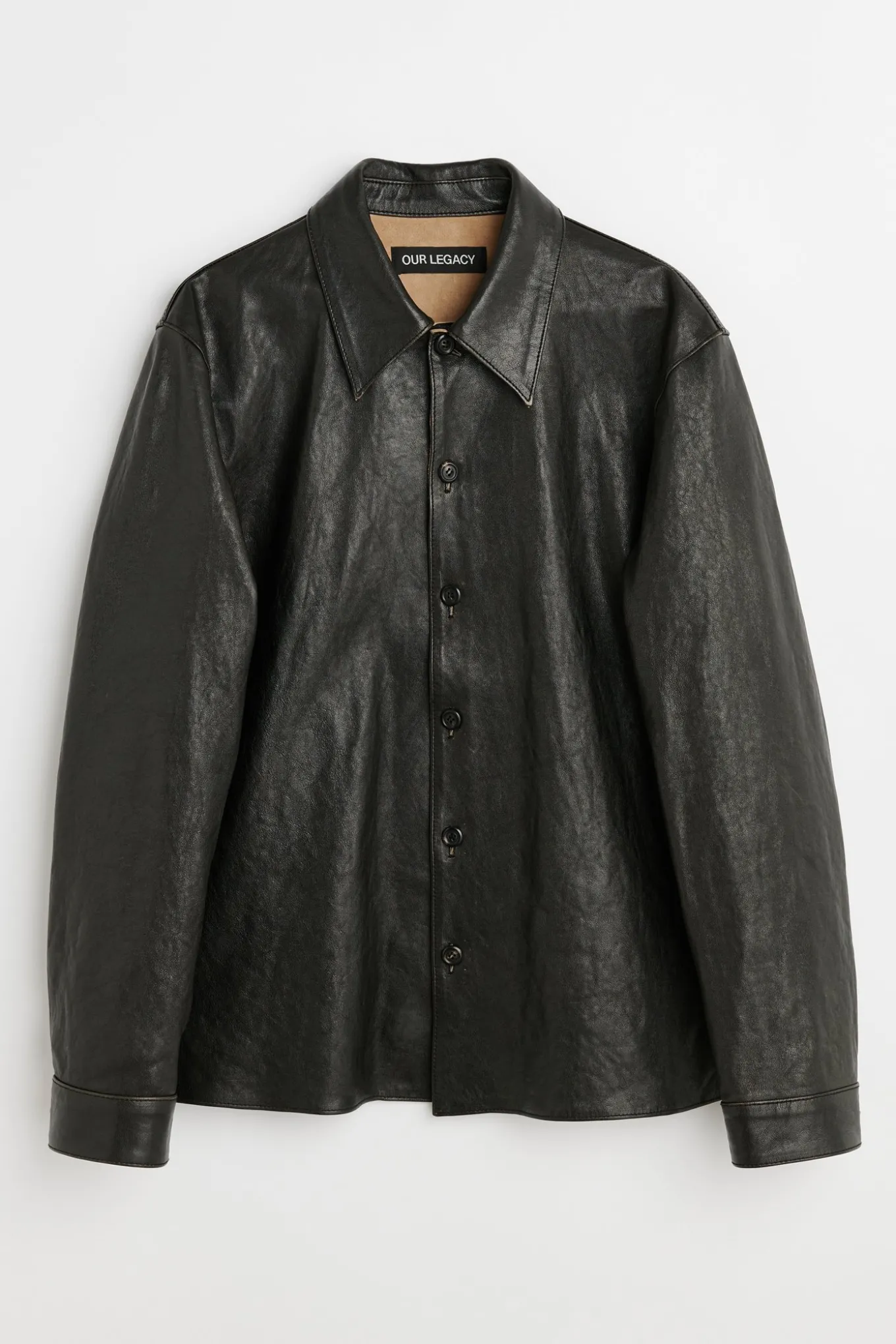 Worn Brown Lambskin