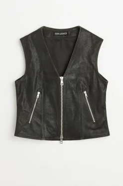 Worn Brown Lambskin